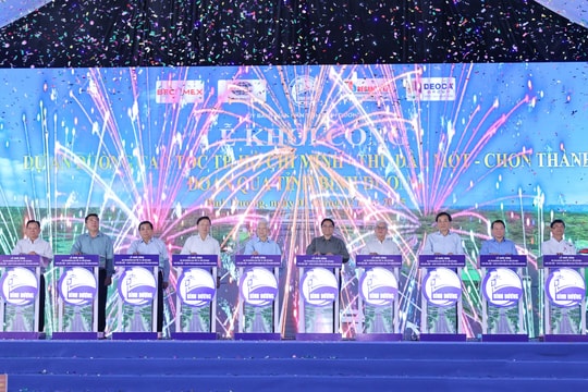 Thủ tướng phát lệnh khởi công cao tốc đầu tiên nối TP. Hồ Chí Minh với Bình Dương, Bình Phước, Tây Nguyên