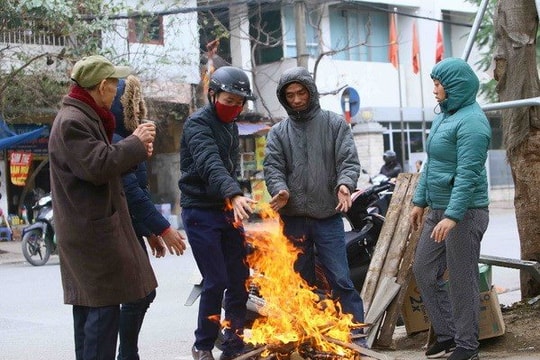 Thời tiết ngày khai Xuân: Bắc Bộ trời rét đậm, có nơi rét hại