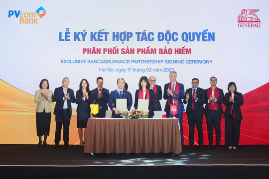 PVcomBank và Generali Việt Nam ký hợp tác phân phối độc quyền bảo hiểm nhân thọ
