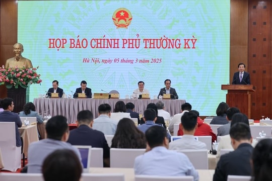 Họp báo Chính phủ tháng 2/2025: 8 kết quả phát triển kinh tế - xã hội nổi bật