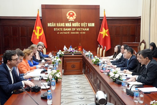 Phó Thống đốc Nguyễn Ngọc Cảnh làm việc với Phó Chủ tịch Ngân hàng Đầu tư châu Âu (EIB)