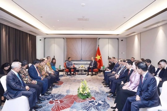 Thống đốc Ngân hàng Nhà nước Việt Nam Nguyễn Thị Hồng tham gia tháp tùng Tổng Bí thư Tô Lâm thăm chính thức Cộng hòa Indonesia
