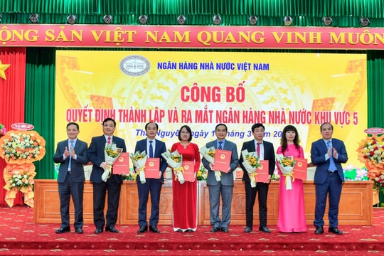 Công bố quyết định và ra mắt Ngân hàng Nhà nước Khu vực 5