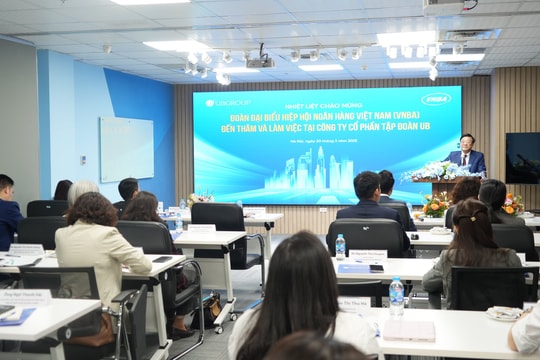 Hiệp hội Ngân hàng Việt Nam thăm và làm việc với UB Group