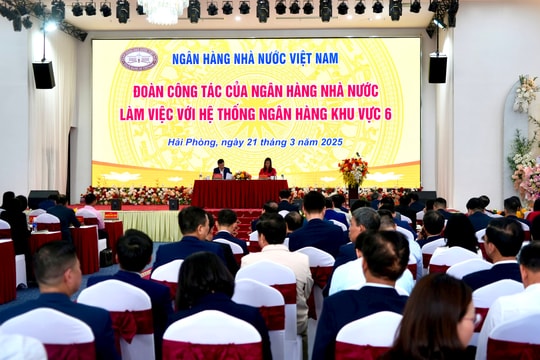 Ngân hàng Nhà nước làm việc với hệ thống ngân hàng Khu vực 6