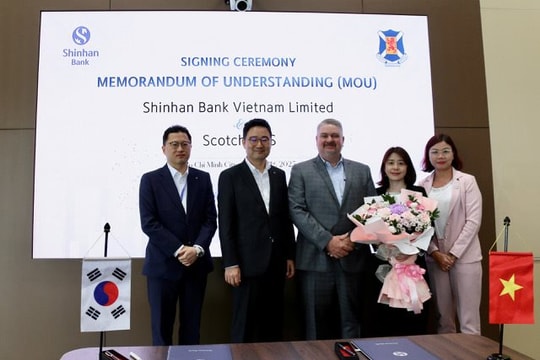 Ngân hàng Shinhan Việt Nam hợp tác cùng trường Nam Úc - Scotch AGS triển khai chương trình hỗ trợ thành toán học phí