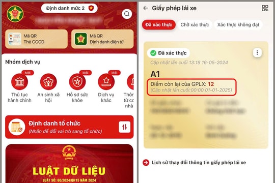 Xuất hiện thủ đoạn mạo danh công an hướng dẫn tích hợp điểm giấy phép lái xe