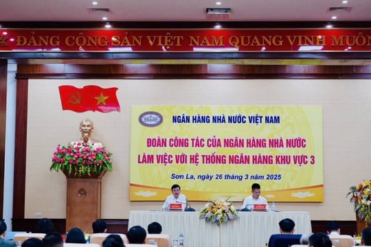 Ngân hàng Nhà nước làm việc với hệ thống  Ngân hàng Nhà nước Khu vực 3