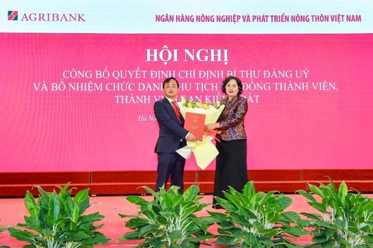 Ông Tô Huy Vũ được bổ nhiệm chức danh Chủ tịch HĐTV Agribank