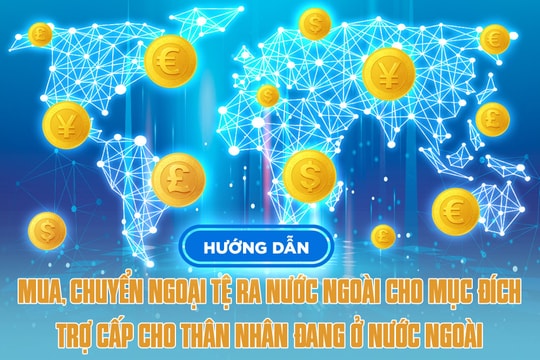 Hướng dẫn mua, chuyển ngoại tệ ra nước ngoài cho mục đích trợ cấp cho thân nhân đang ở nước ngoài