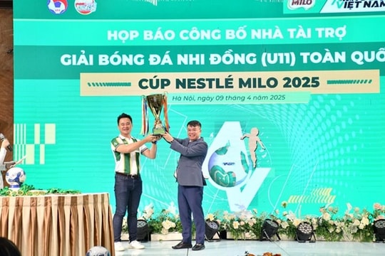 Nestlé MILO tiếp tục đồng hành cùng Giải Bóng đá Nhi đồng toàn quốc 2025
