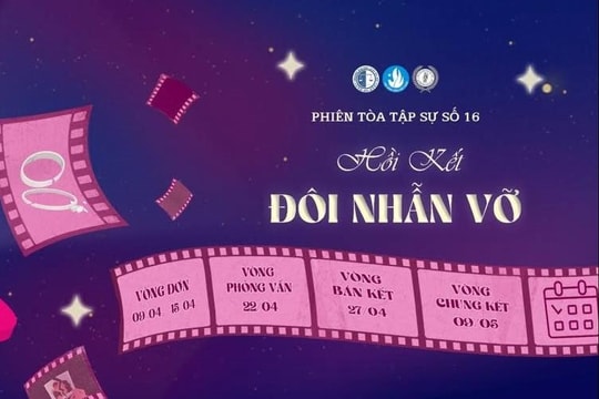 Phiên tòa tập sự số 16: Xây dựng bản lĩnh và lý tưởng công lý vững vàng cho các luật gia tương lai