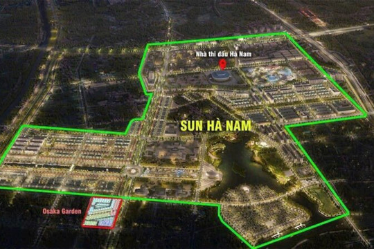 2 khu đô thị nghìn tỷ ở Hà Nam “về tay” các doanh nghiệp họ nhà Sun Group