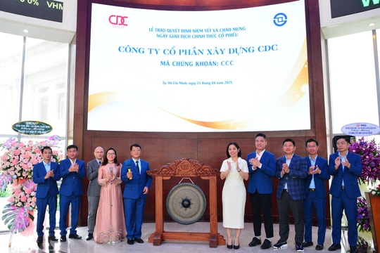 Đưa vào giao dịch chính thức hơn 40,25 triệu cổ phiếu CCC