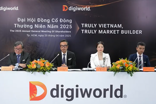 Chủ tịch Digiworld: Chính sách thuế quan không ảnh hưởng đến công ty, sẽ tăng tốc các ngành hàng mới