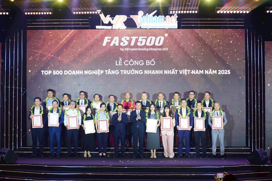 Tôn vinh doanh nghiệp tăng trưởng và uy tín năm 2025