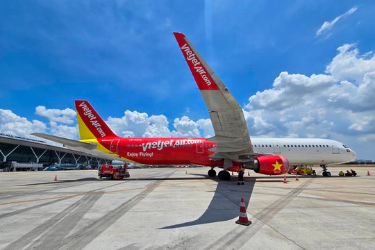 Vietjet ưu đãi ngày đôi 5/5 giảm 55% giá vé, tặng evoucher 100.000 đồng
