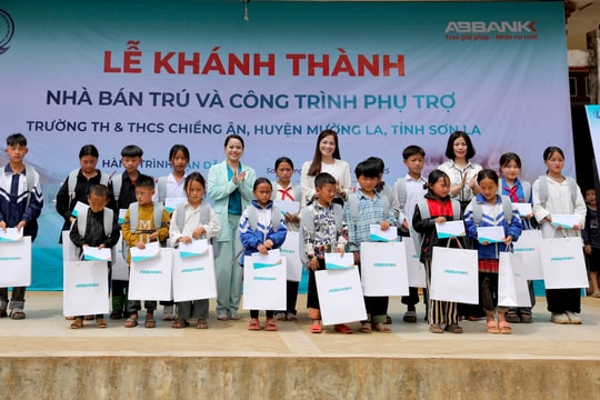 ABBANK xây nhà bán trú cho trẻ em vùng cao từ sáng kiến gây quỹ sáng tạo