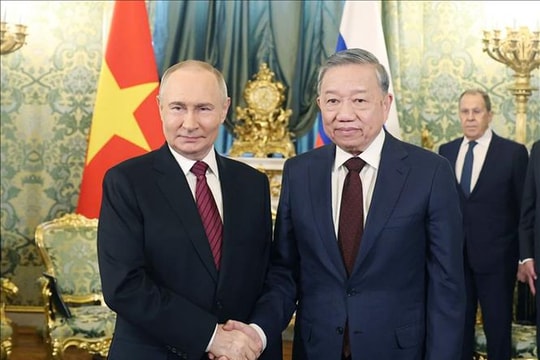 Tổng Bí thư Tô Lâm hội đàm với Tổng thống Nga Vladimir Putin