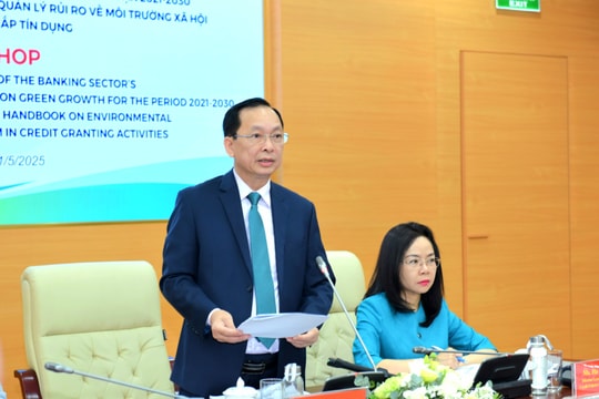 Phó Thống đốc Thường trực Đào Minh Tú: Tốc độ tăng trưởng bình quân dư nợ tín dụng xanh giai đoạn 2017-2024 đạt trên 21%/năm