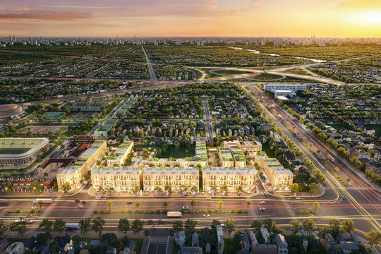 Bình Dương ra mắt 147 nhà phố, villa cách nhà máy Lego 2 phút di chuyển