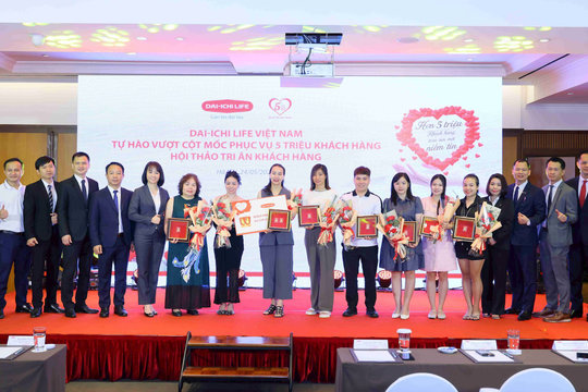 Dai-ichi Life Việt Nam vượt cột mốc phục vụ 5 triệu khách hàng