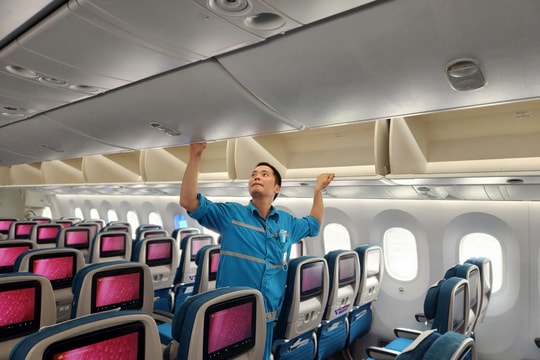 Vietnam Airlines và quy trình vệ sinh máy bay chuẩn 5 sao