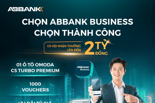 ABBANK trao ngàn quà tặng và cơ hội trúng ô tô cho doanh nghiệp SME