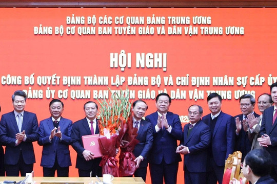 Đổi mới tư duy nhận thức, hành động, nâng cao chất lượng tham mưu chiến lược trên lĩnh vực Tuyên giáo và Dân vận