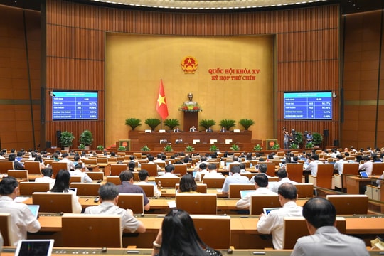 Quốc hội thông qua Luật Thuế thu nhập doanh nghiệp (sửa đổi) với tỷ lệ 94,56% tổng số đại biểu tán thành