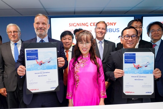 Vietjet đặt hàng mới 100 máy bay A320, A321neo