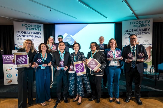 Vinamilk sở hữu 2 cúp quán quân tại giải thưởng lớn của ngành sữa thế giới, là thương hiệu việt duy nhất được xướng tên