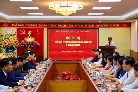 Bổ nhiệm các Phó trưởng Ban Chính sách, chiến lược Trung ương