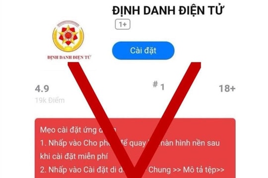 Cảnh báo thủ đoạn lừa đảo cài ứng dụng VNeID giả mạo