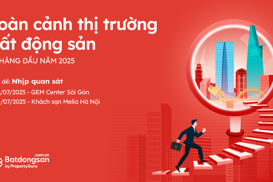 Sắp diễn ra sự kiện Toàn cảnh thị trường bất động sản 6 tháng đầu năm 2025