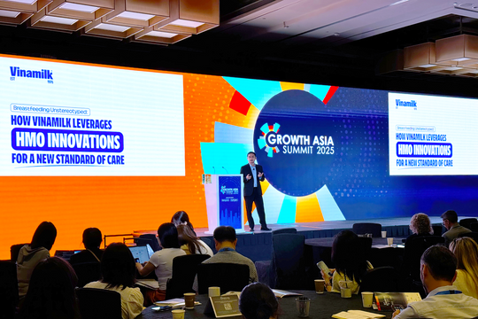 Vinamilk là đại diện đầu tiên của Việt Nam được mời trình bày về đột phá dinh dưỡng tại Diễn đàn Phát triển hâu Á 2025