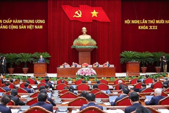 Thông cáo báo chí ngày làm việc thứ nhất Hội nghị Trung ương 12