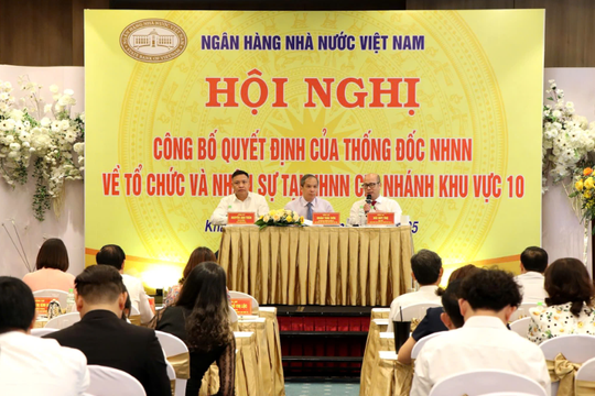 Công bố công tác nhân sự Ngân hàng Nhà nước Khu vực 10