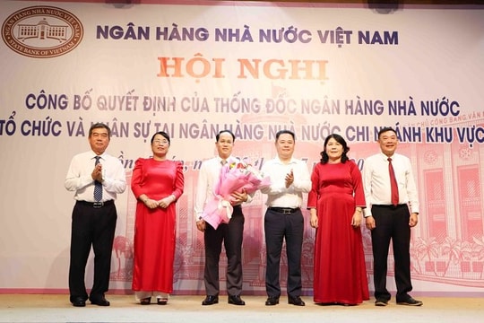 Công bố quyết định tổ chức và nhân sự tại Ngân hàng Nhà nước khu vực 13