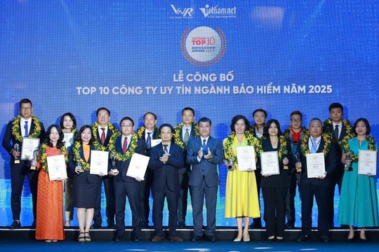 OPES được vinh danh trong Top 10 công ty bảo hiểm phi nhân thọ uy tín nhất Việt Nam 2025