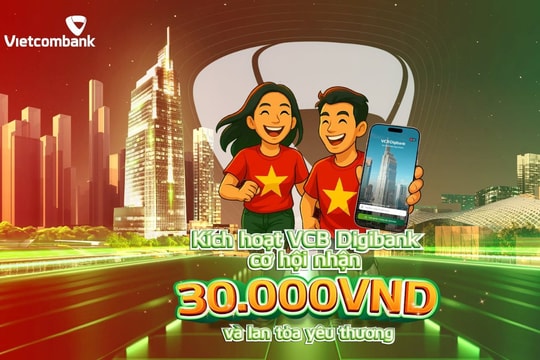 Vietcombank đồng hành cùng chương trình quốc gia “Cùng Việt Nam tiến bước - 1 tỷ bước chân tiến vào kỷ nguyên mới”