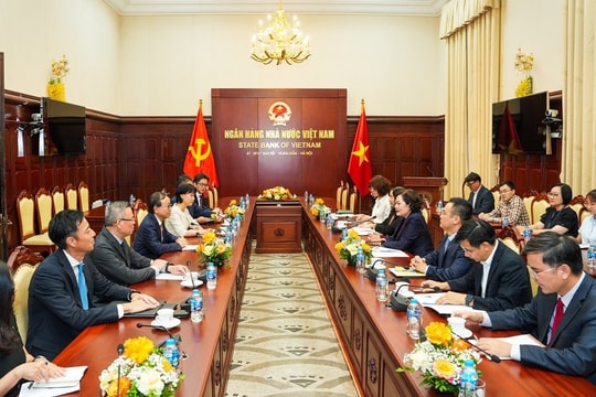 Thống đốc NHNN Nguyễn Thị Hồng tiếp Tổng giám đốc Tập đoàn MUFG