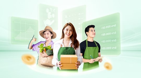 Vietcombank hỗ trợ hộ kinh doanh chuyển đổi số theo Nghị định 70
