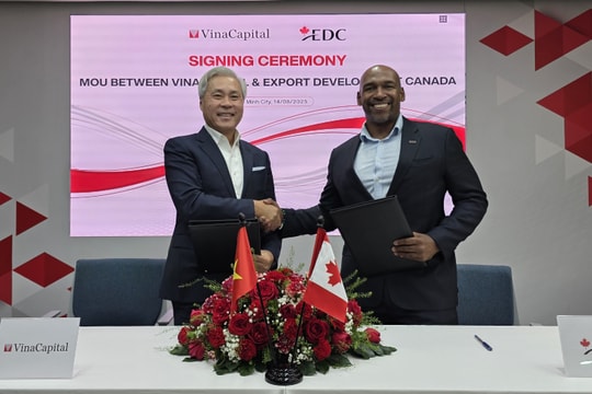 Cơ quan Xúc tiến Xuất khẩu Canada và VinaCapital ký ghi nhớ hợp tác