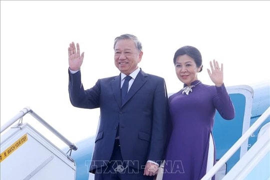 Tổng Bí thư Tô Lâm và Phu nhân kết thúc tốt đẹp chuyến thăm cấp Nhà nước tới Hàn Quốc