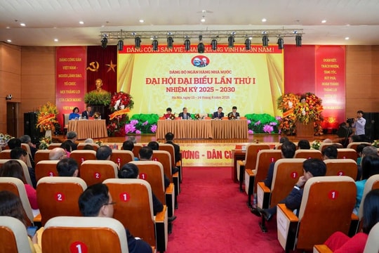 Đại hội đại biểu Đảng bộ Ngân hàng Nhà nước Việt Nam lần thứ I, nhiệm kỳ 2025 – 2030 diễn ra thành công, tốt đẹp