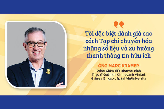 Tôi đặc biệt đánh giá cao cách Tạp chí chuyển hóa những số liệu và xu hướng thành thông tin hữu ích