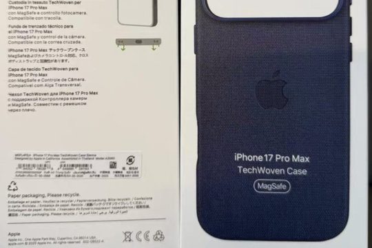 iPhone 17 Pro đi kèm phụ kiện vỏ bảo vệ hoàn toàn mới