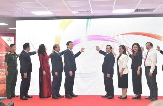 Khai trương Trung tâm báo chí Triển lãm thành tựu đất nước "80 năm hành trình Độc lập - Tự do - Hạnh phúc"