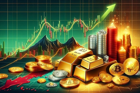 FED phát tín hiệu cắt giảm lãi suất, chứng khoán, vàng, bạc, tài sản số tăng mạnh